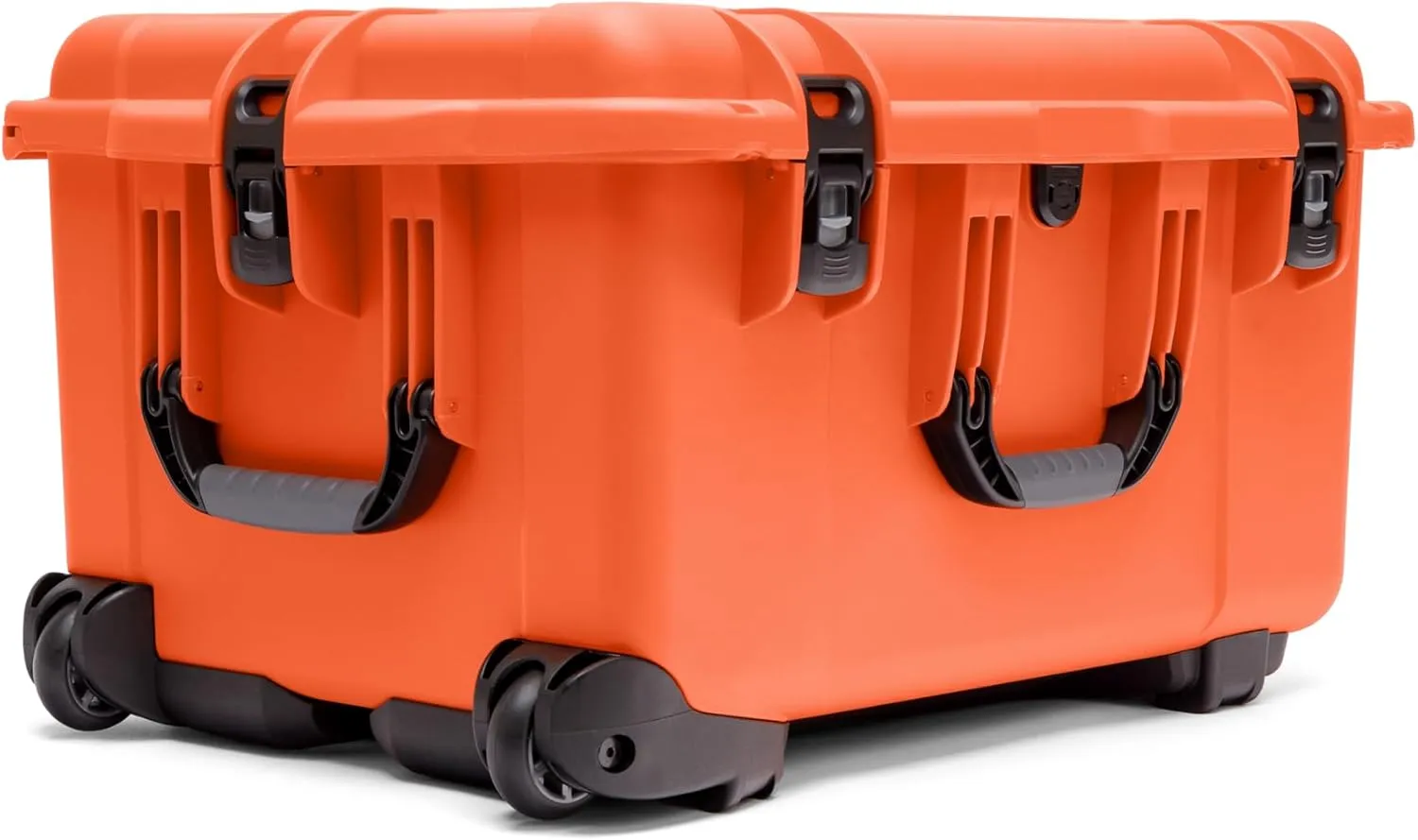 Nanuk 960 Survival Gear Storage Case w/Wheels and Lid Organizer-for Preppers, Survivalist, First Aid and Emergencies - Waterproof, Dustproof, and Impact Resistant-Empty (Orange)