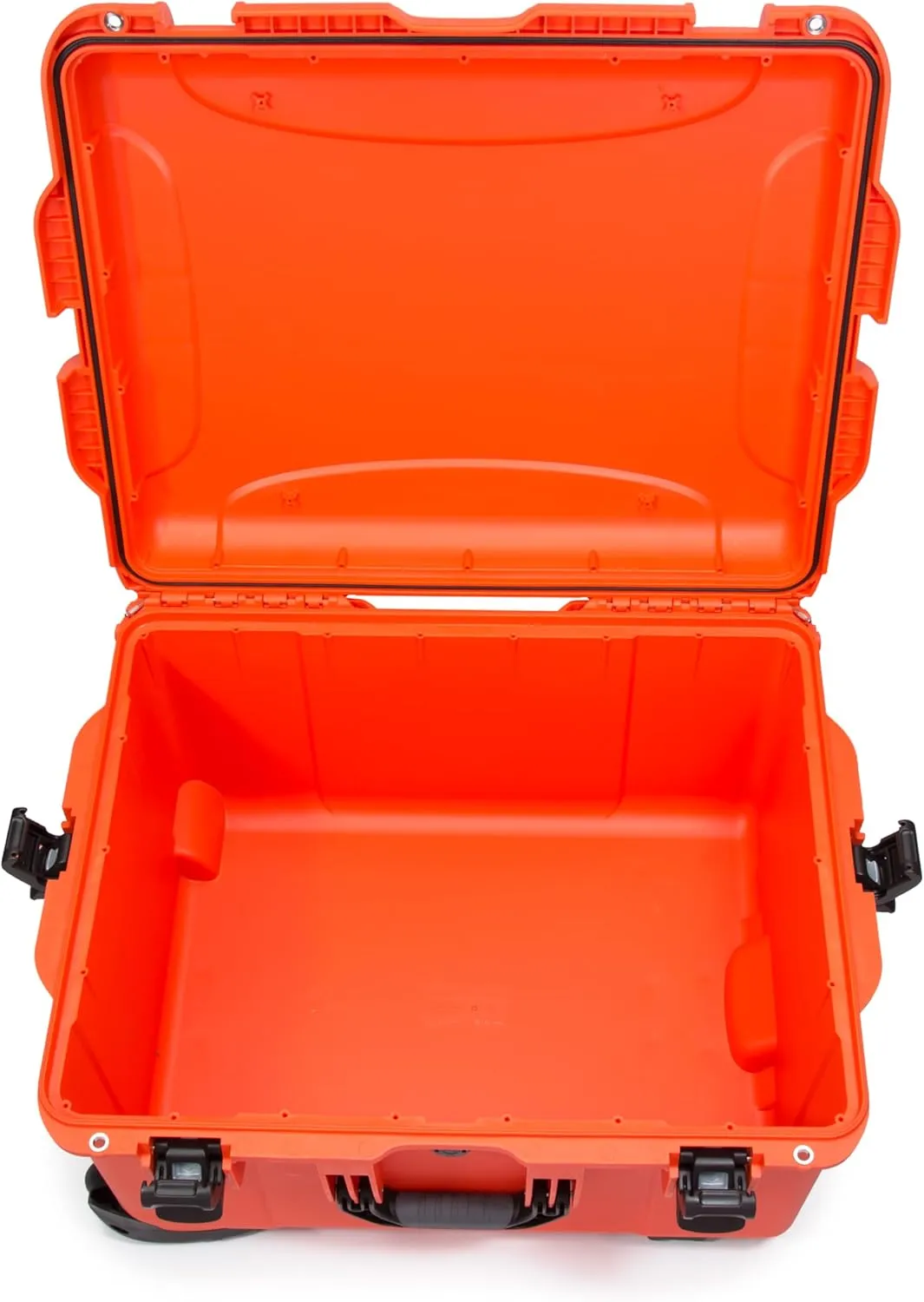 Nanuk 960 Survival Gear Storage Case w/Wheels-for Preppers, Survivalist, First Aid and Emergencies - Waterproof, Dustproof, and Impact Resistant-Empty (Orange)