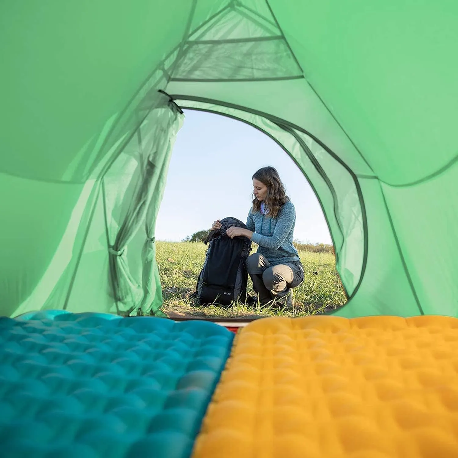 Naturehike Cloud Up Free Standing 2 Person Backpacking Tent Ultralight Nylon Double Layer Camping Tents for Two Person