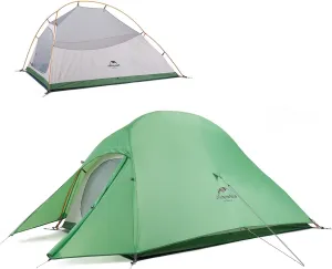 Naturehike Cloud Up Free Standing 2 Person Backpacking Tent Ultralight Nylon Double Layer Camping Tents for Two Person