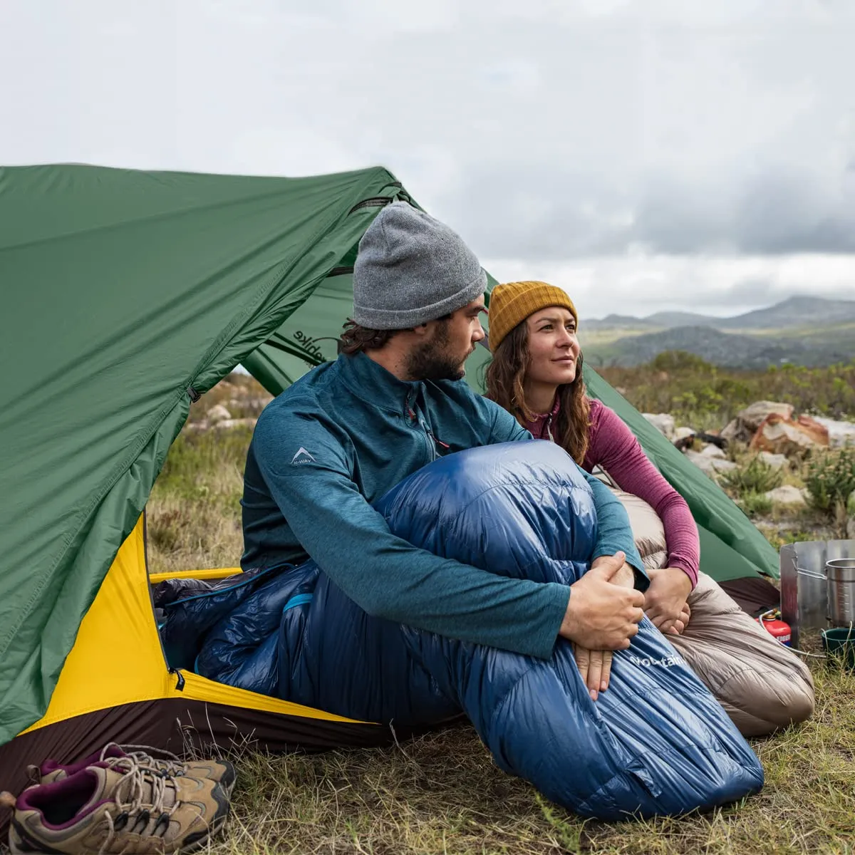 Naturehike Star River 2 Person Backpacking Tent, Double Layer Ultralight Two Person Tent for Camping Hiking, 2 Man Lightweight Tent for Cycling, Bikepacking Forest Green