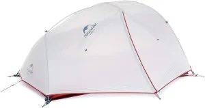 Naturehike Star River Double Layer Ultralight 2 Person Backpacking Tent Waterproof Camping Hiking Tent for Two Person (Grey-1)