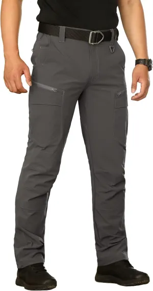 NAVEKULL Men's Lightweight Tactical Hiking Pants Quick Dry Stretch Multi-Pockets Outdoor Work Cargo Pants