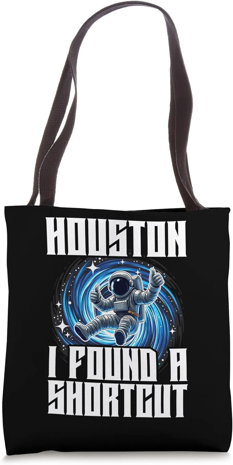 Nerdy Science Geek Astronaut Interstellar Travel Space Humor Tote Bag