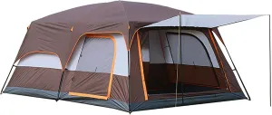 NIEH Pop Up Tent 3-8 Person Beach Tent Sun Shelter Outdoor Camping Family Tent Instant Tent Easy Set Up for Camping Backpacking Hiking Mountaineering