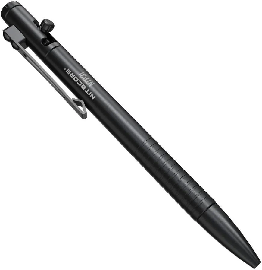 Nitecore NTP31 Aluminum Multifunctional Bolt Action Design Tactical Pen