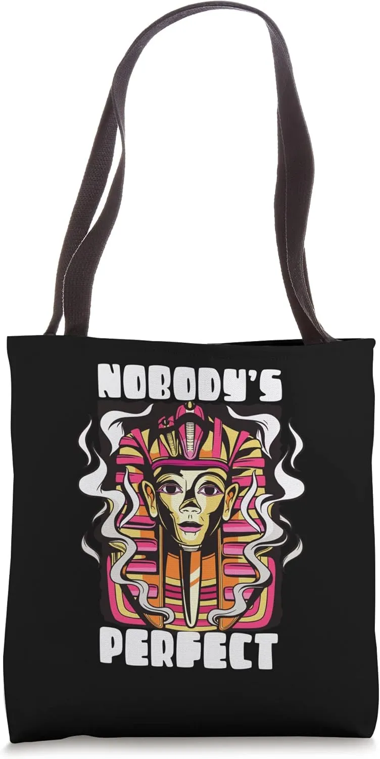 Nobody's Perfect For Me Mythological Sphinx Tote Bag