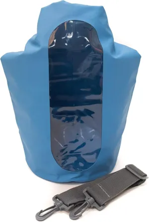 Nod products 10 Liter Sea Blue Waterproof Lightweight Floating Dry Bag with Clear View Panel for Beach, Travel & Gifts