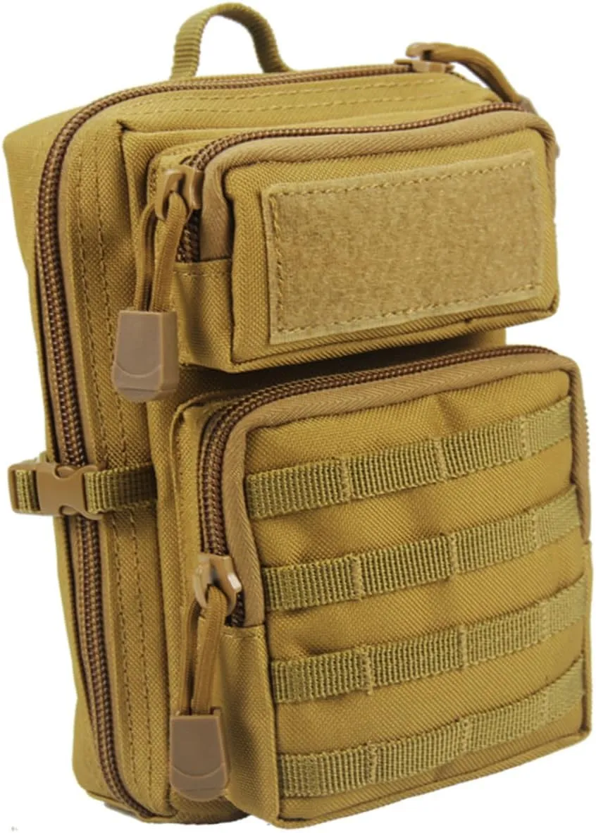 NOLITOY First Aid Pouch Small Medical Bag for Hiking and Camping Wear Resistant Outdoor Storage Bag with Shoulder Strap Compact Nursing and Medicine Pouch