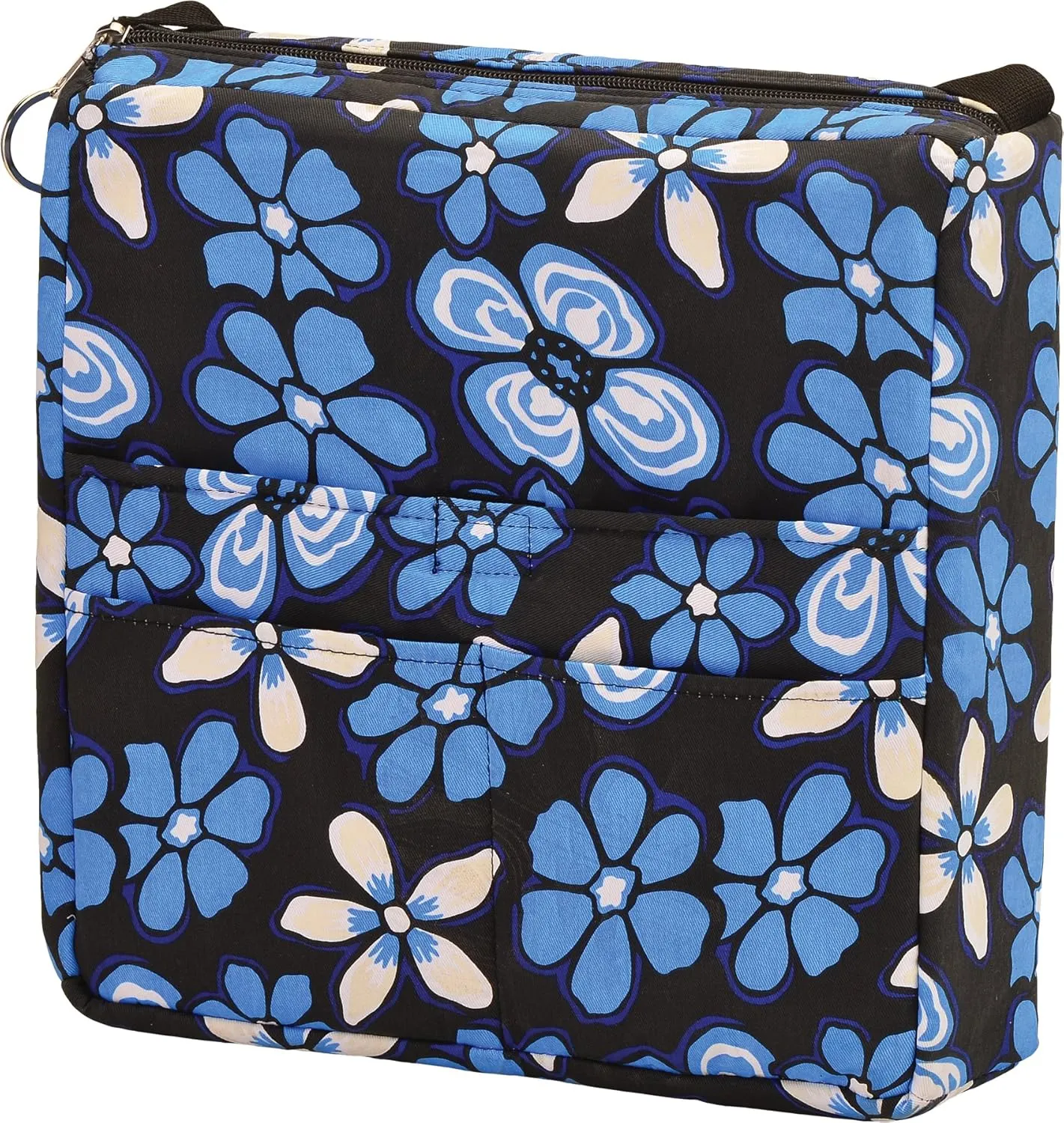 NOVA Medical Products NOVA Walker Bag, Large Carry Bag with 3 Front Pockets for All Walkers, Aloha Blue, 1 Count