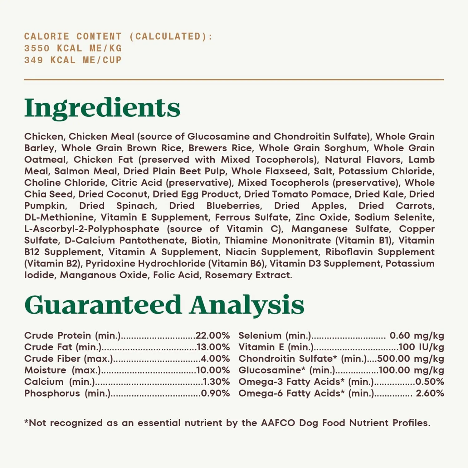 Nutro Ultra Adult Large Breed Dry Dog Food, Chicken, Lamb and Salmon Protein Trio, 24 lb. Bag