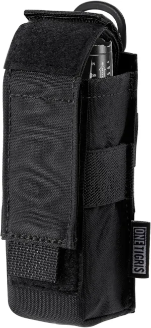 OneTigris Flashlight Holster Flashlight Holder Molle Flashlight Holster Tactical Flashlight Pouch Holder for Belt 1000D Cordura Nylon