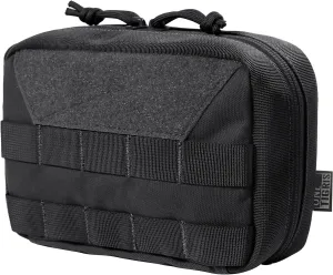 OneTigris Tactical Molle Pouches,Large Admin Pouch Utility Tool Pouch, Multi-Purpose Molle Accessories Waist Belt Pouch Bag 8" x 5" x 2.5"
