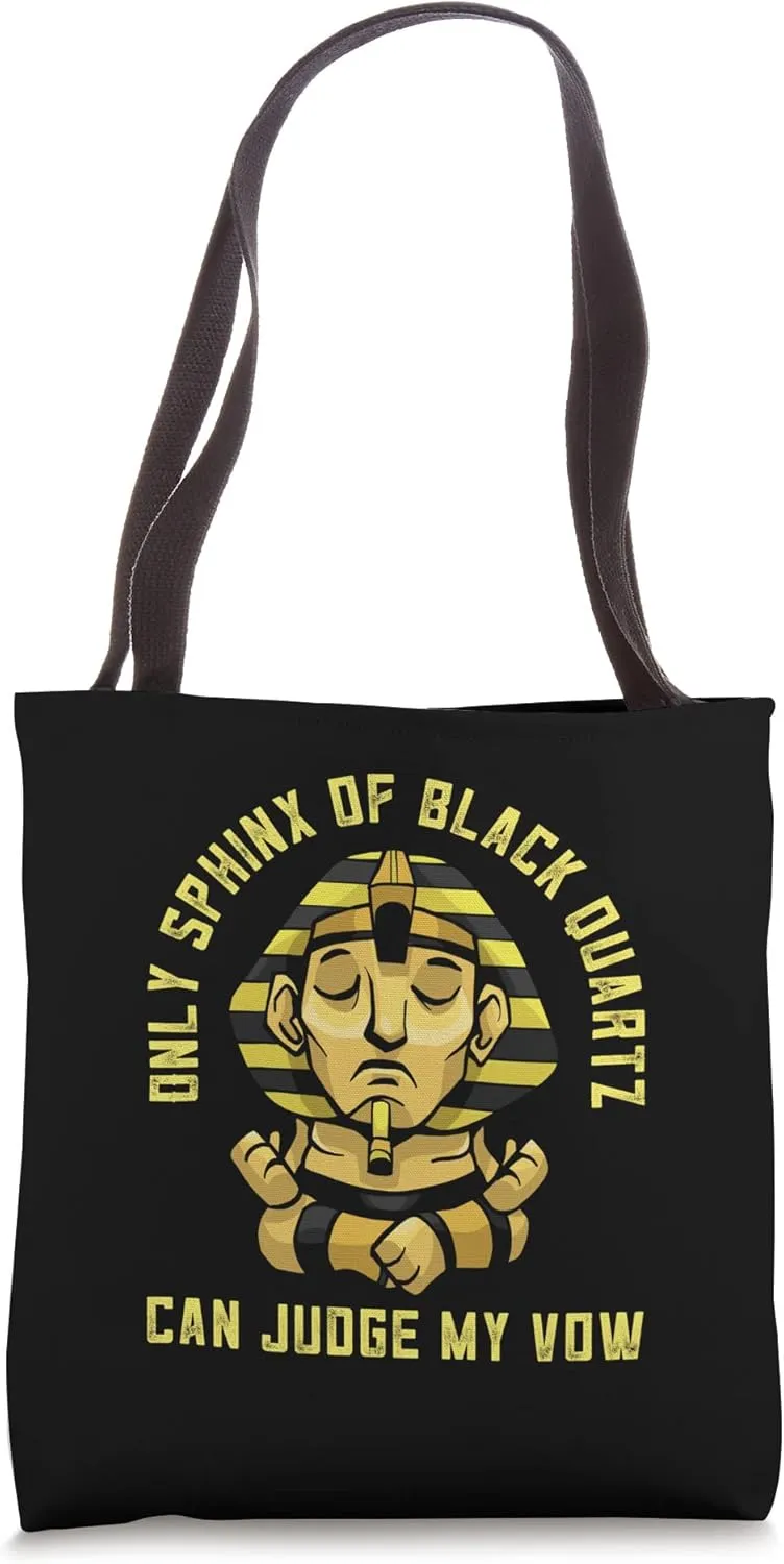 Only Sphinx Can Jugde My Vow Mythological Sphinx Tote Bag