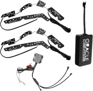 ORACLE Lighting 1284-332 Dynamic ColorSHIFT LED Headlight DRL Upgrade Kit fits 2014 2021 Grand Cherokee - Custom Look - No Cutting for Easy Installation - Extreme Durability