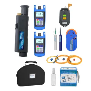 ORIENTEK Optic Fiber Loss Tester Optical Fiber Loss Test Kit TPM-25M Optical Power Meter   TLS-25M Optical Light Source   VFL   FOCP FTTH Series Fiber Optical Tools (TLT-15D)