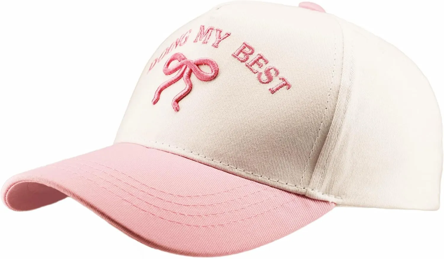 Original Classic Two-Toned Embroidered Lettering Dad Hat Vintage Low Profile Baseball Cap Adjustable Plain Snapback