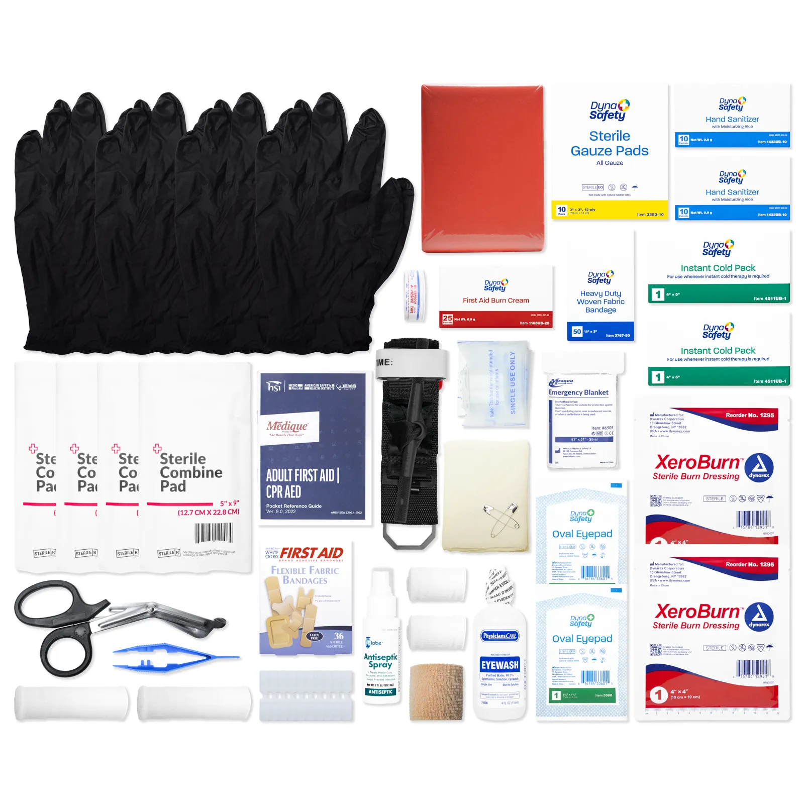 OSHA Class B Essentials First Aid Kit 2 Shelf Metal