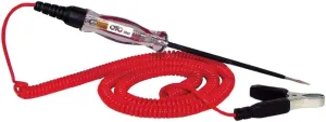 OTC 3642 Truck Electrical Circuit Tester - 12V-24V with 24 Foot Cord,Red