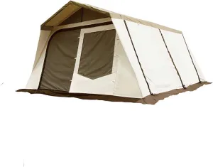 Outdoor Camping Tent, Multi-Person Rainproof Folding Equipment for Camping, Parties, and Picnics, 341x460x224cm (White)