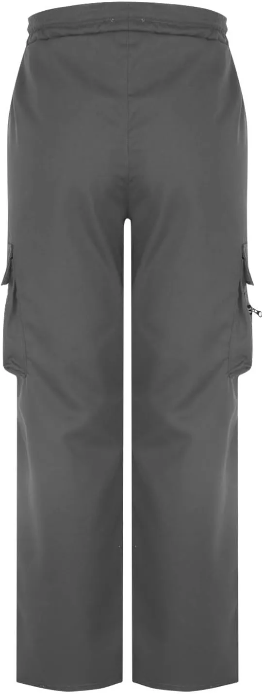 Outdoor Cargo Pants for Men 2025 Lightweight Baggy Street Hiking Pants with Multi-Pockets Oversized Twill Trousers