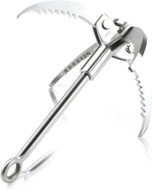 Outdoor Climbing Hook, Climbing Claw, Fishing Anchor Hook, Outdoor Survival Tool, Stainless Steel Climbing Equipment, Collapsible, Self-Defense Tool, Hunting Equipment, Camping Equipment
