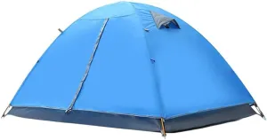Outdoor Privacy Tent 2 Person Camping Backpacking Tent, Outdoor Portable Tent, Lightweight Dome Tent for Park ng Mountaineering Motorcycle Camping