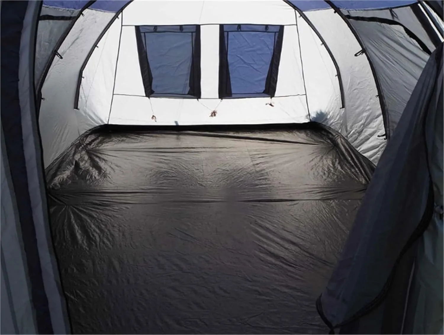 Outdoor Rainproof and Windproof Camping Tunnel Tent Large Space Camping Tent Pole Multi-Person Camping Tent