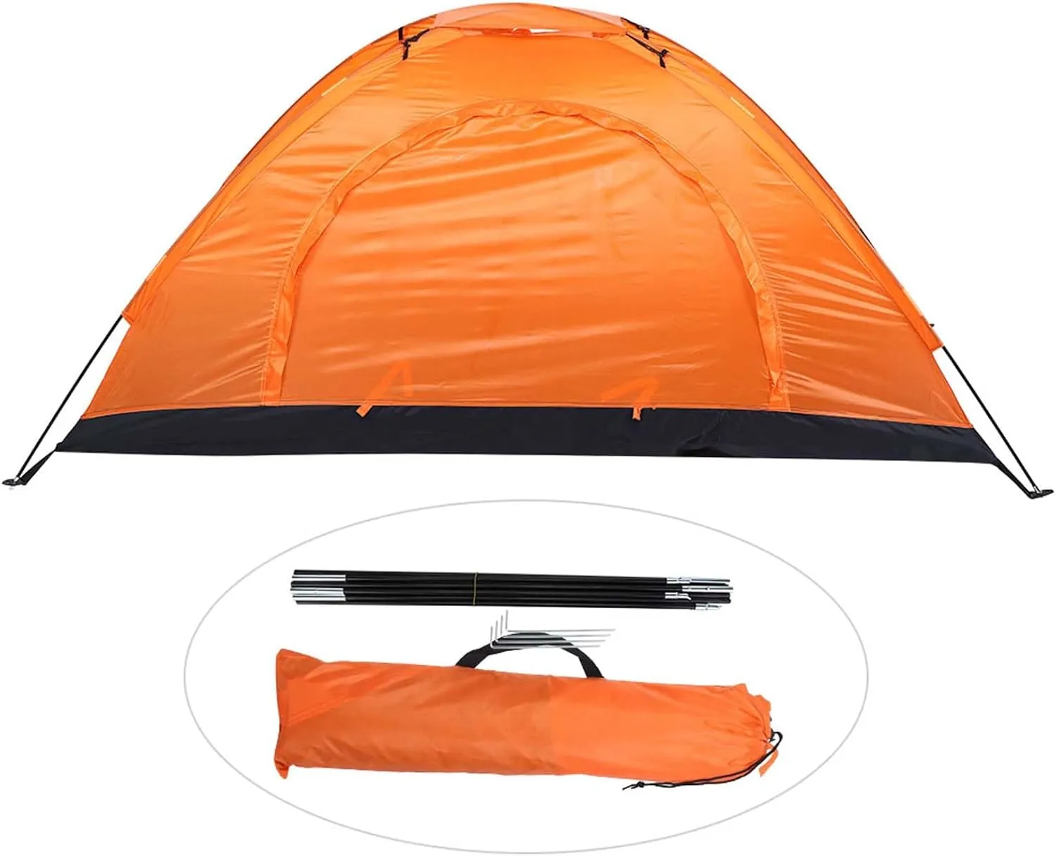 Outdoor Single Person Camping Tent, Leisure Waterproof Tent for Backpacking, Hiking, Fishing, Climbing or Beach Use