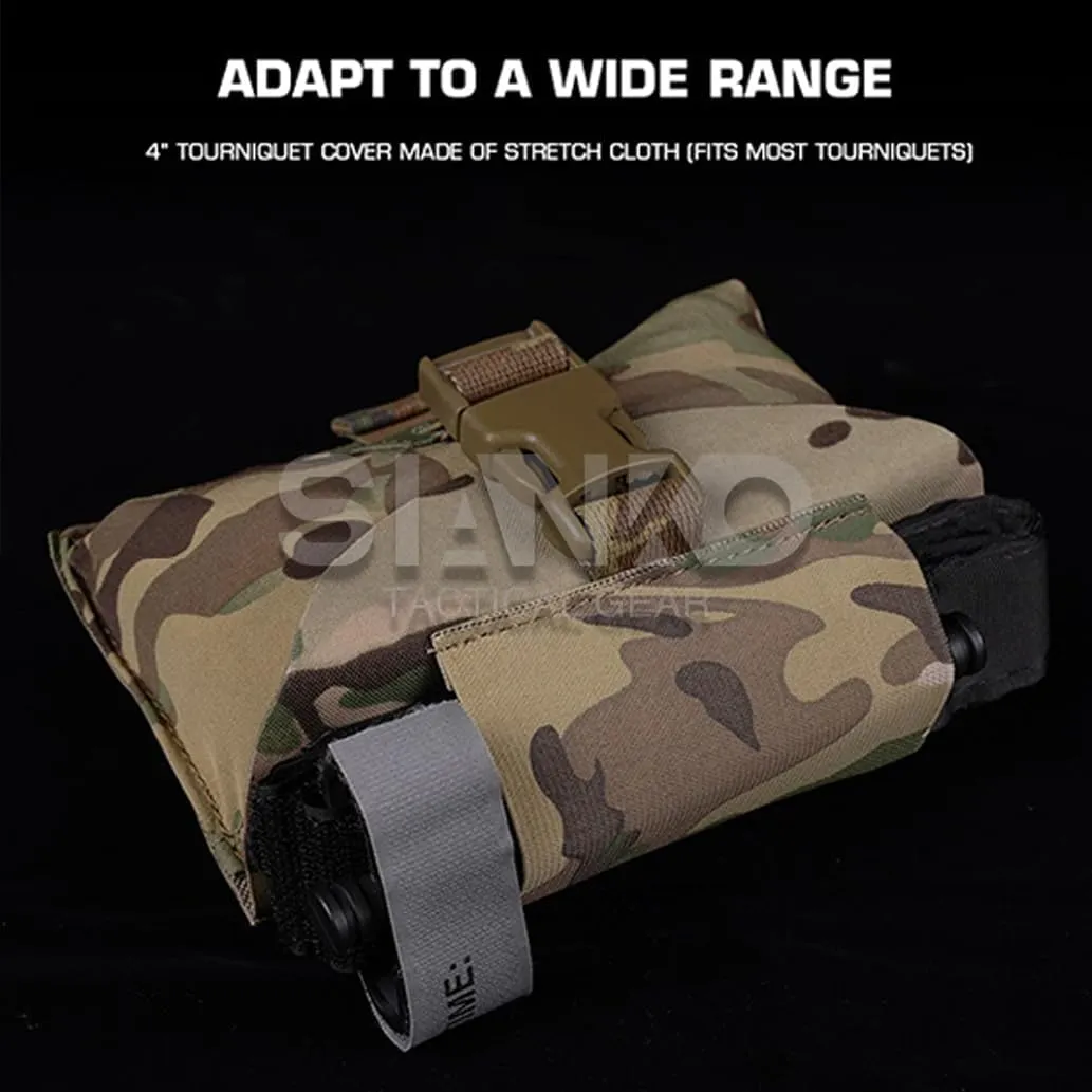 Outdoor Tactical MOLLE IFAK Pouch/Medical First Aid Kit/Quick Release Elastic Adjustable EMT Bag For Hunting Airsoft Camping Biking Hiking