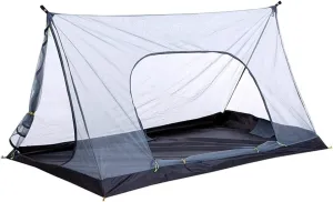 Outdoor Tent 2 Person Camping Tent Shelter Awning Oudoor Rainfly Tarp Tent Survival Bungalow Tent Outdoor Camping Equipment (Color : Green Flysheet) (Color : Inner Tent)