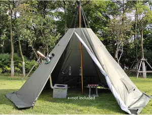 Outdoor Tent Dome Camping Tent 2 Person 4 Season 2 Doors Waterproof Tent for Family Camping Fishing Waterproof Wind-Proof