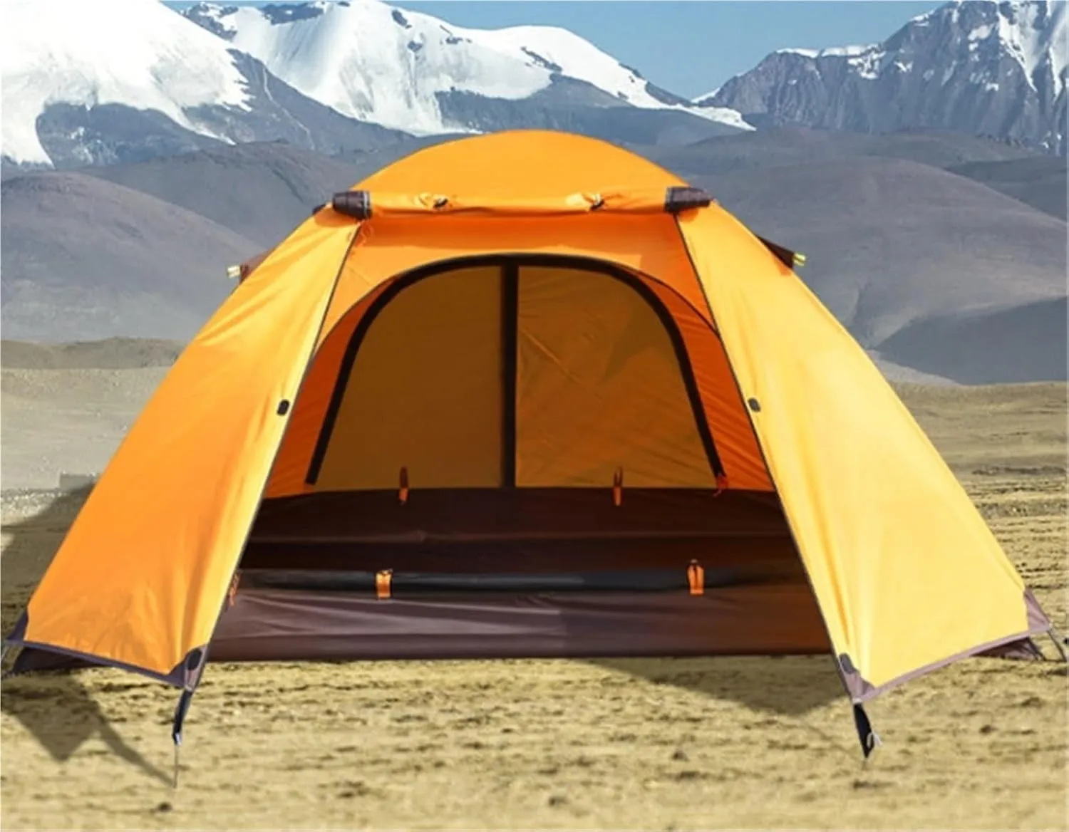 Outdoor Thickened Rainproof Double-Layer Camping Tent