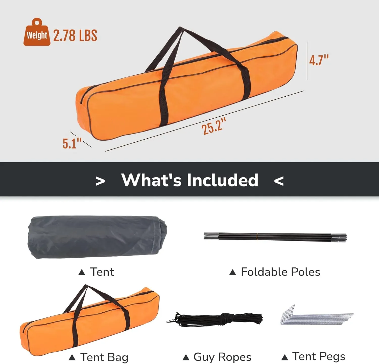 Outvita Camping Dome Tent, 1-4 Person Waterproof Windproof Easy Setup Spacious Family Tents with Carry Bag & Rain Fly for Hiking Backpacking Traveling Glamping Beach