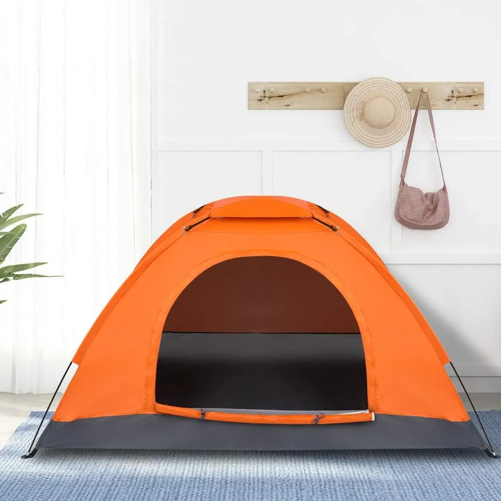 Outvita Camping Dome Tent, 1-4 Person Waterproof Windproof Easy Setup Spacious Family Tents with Carry Bag & Rain Fly for Hiking Backpacking Traveling Glamping Beach