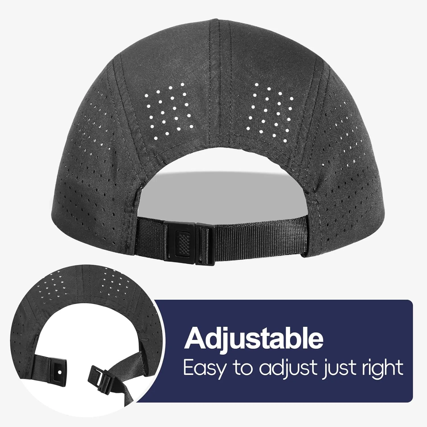 Oversize XXL Running Caps Quick Dry Baseball Caps Cooling Breathable Mesh Hats for Big Heads, Men Dry Fit Hats for Workouts