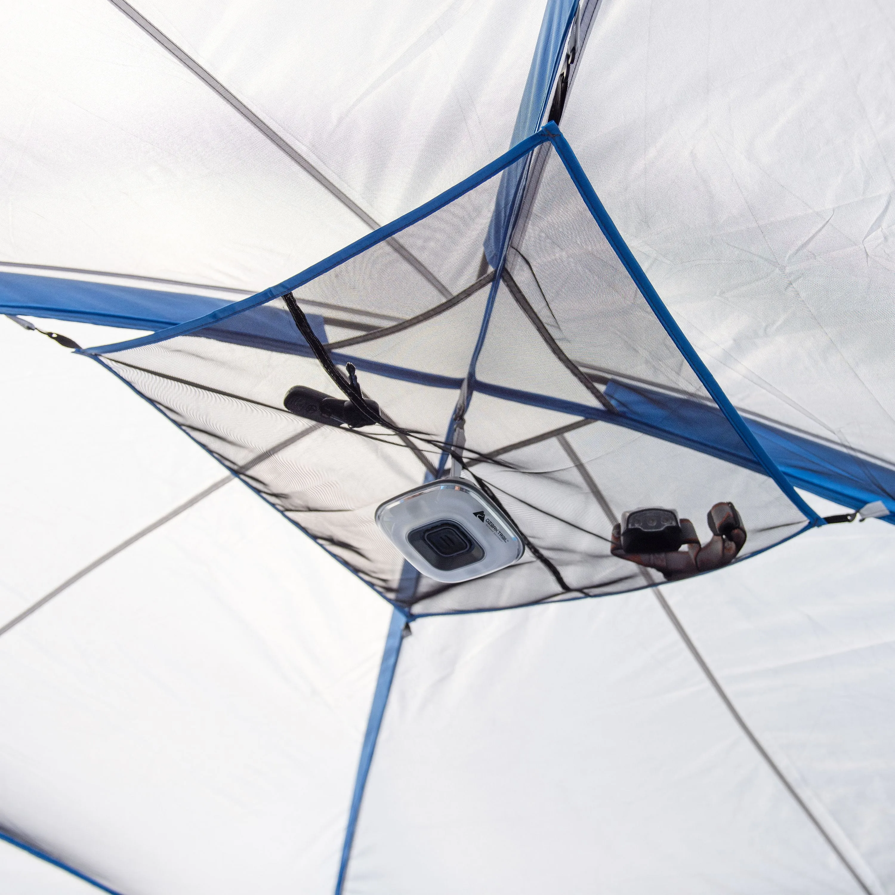 Ozark Trail Hazel Creek 16-Person Family Cabin Tent with 3 Rooms and 3 Entrances