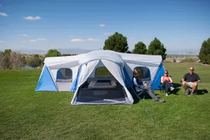 Ozark Trail Hazel Creek 16-Person Family Cabin Tent with 3 Rooms and 3 Entrances
