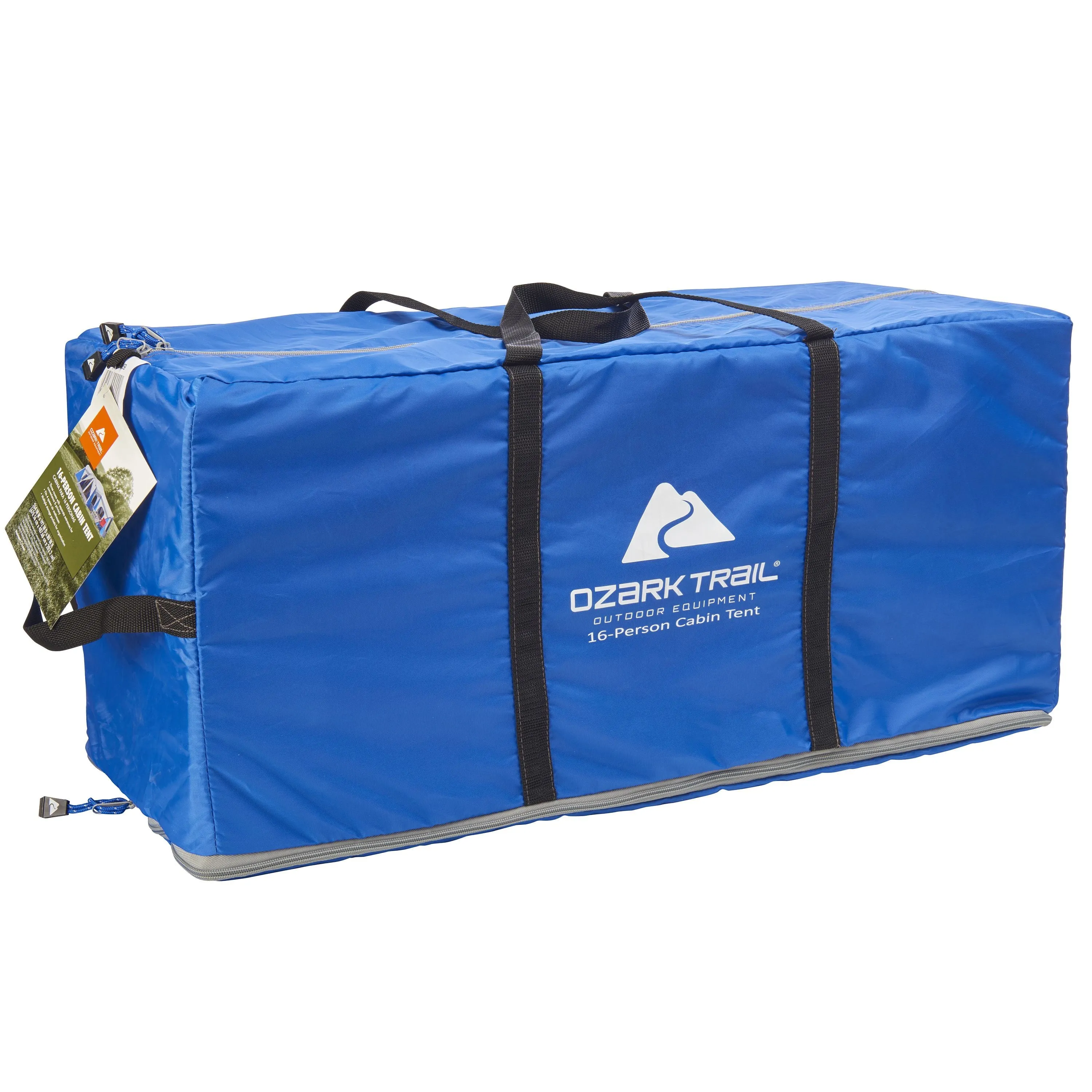 Ozark Trail Hazel Creek 16-Person Family Cabin Tent with 3 Rooms and 3 Entrances