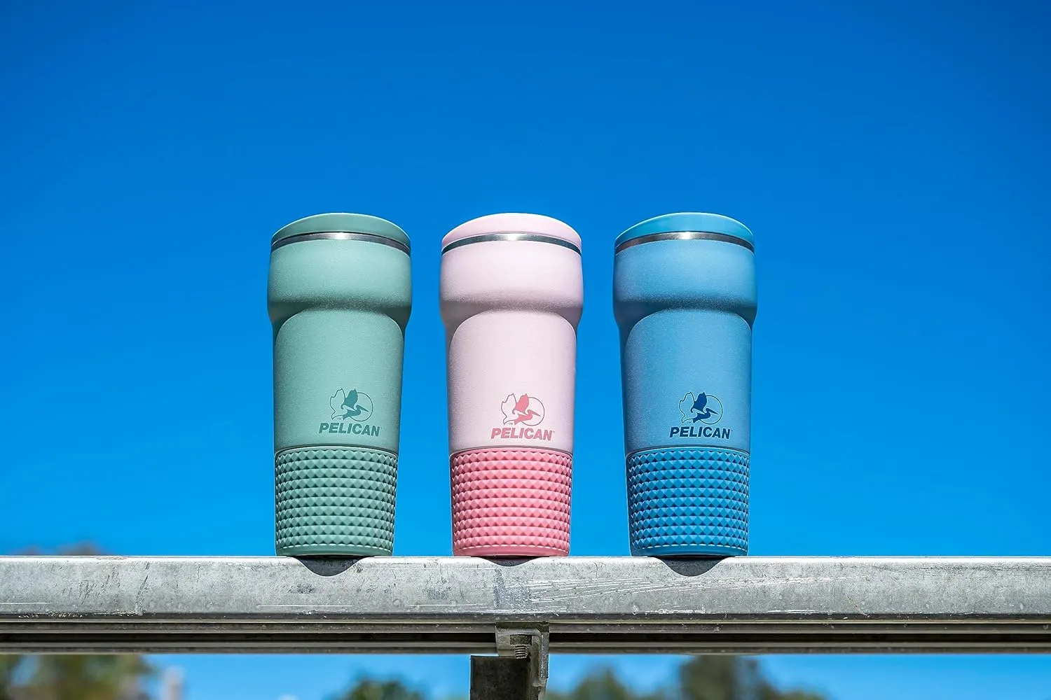 Pelican Hydration Pelican Cascade™ 22 oz Vacuum Insulated Tumbler Recycled Stainless Steel Double Wall Dual Lid Powder Coated