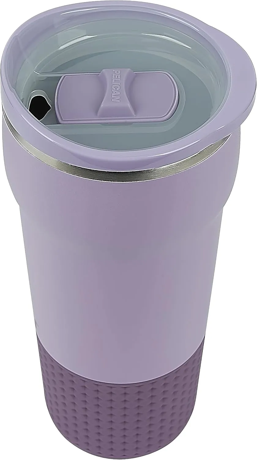 Pelican Hydration Pelican Cascade™ 22 oz Vacuum Insulated Tumbler Recycled Stainless Steel Double Wall Dual Lid Powder Coated