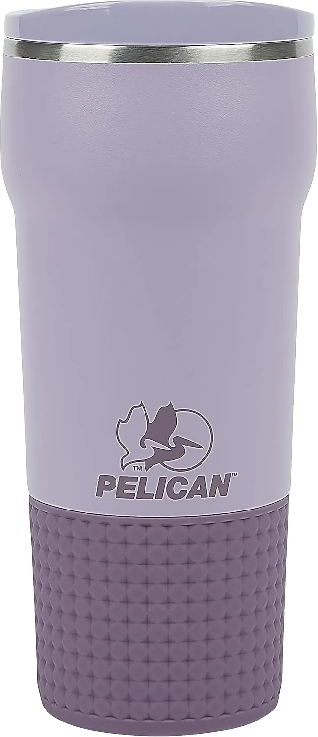 Pelican Hydration Pelican Cascade™ 22 oz Vacuum Insulated Tumbler Recycled Stainless Steel Double Wall Dual Lid Powder Coated