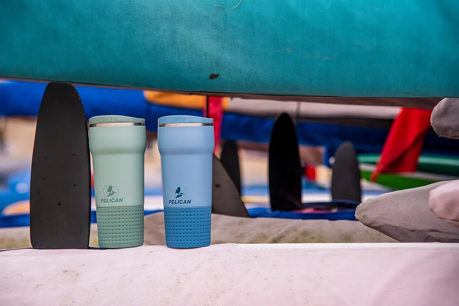 Pelican Hydration Pelican Cascade™ 22 oz Vacuum Insulated Tumbler Recycled Stainless Steel Double Wall Dual Lid Powder Coated