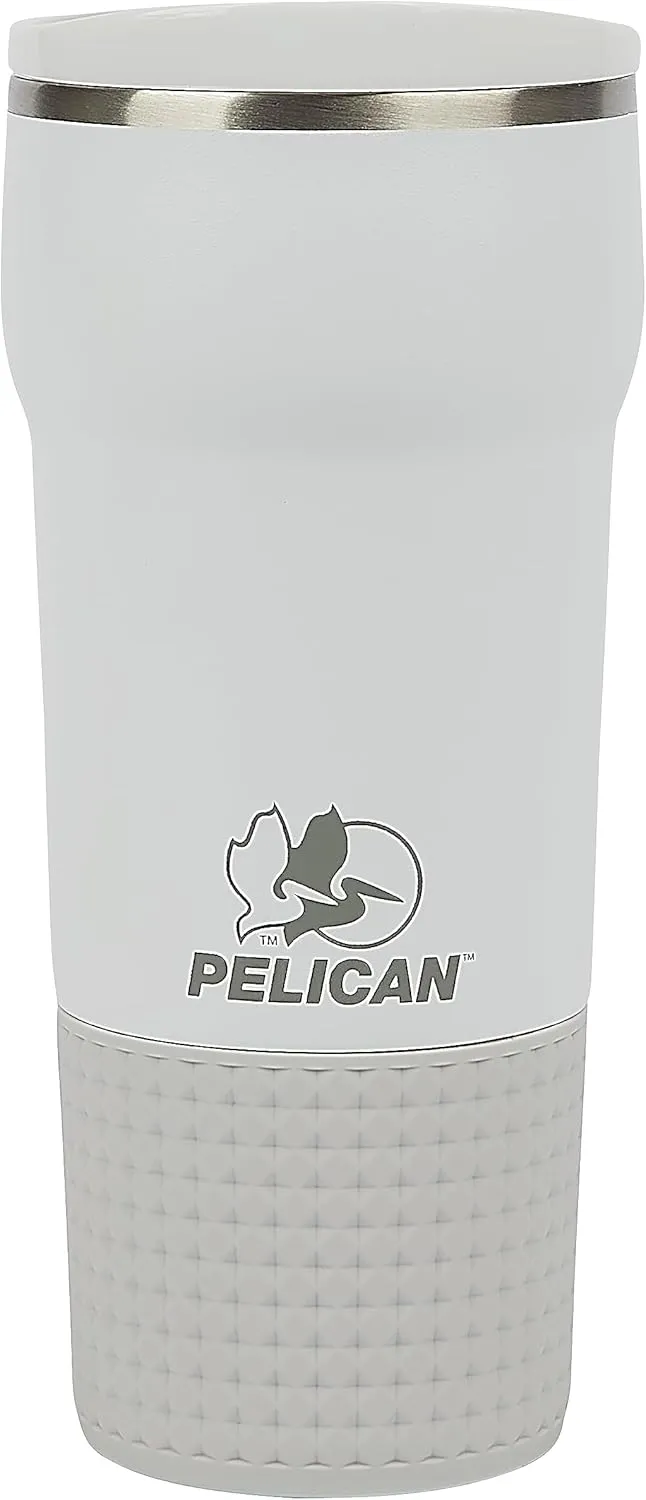 Pelican Hydration Pelican Cascade™ 22 oz Vacuum Insulated Tumbler Recycled Stainless Steel Double Wall Dual Lid Powder Coated