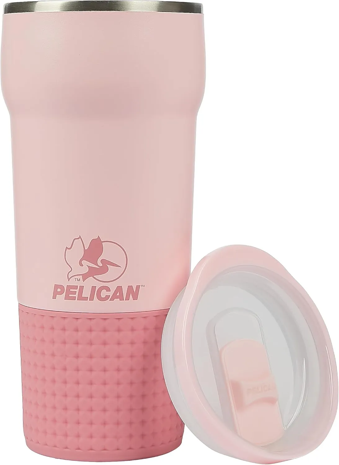 Pelican Hydration Pelican Cascade™ 22 oz Vacuum Insulated Tumbler Recycled Stainless Steel Double Wall Dual Lid Powder Coated