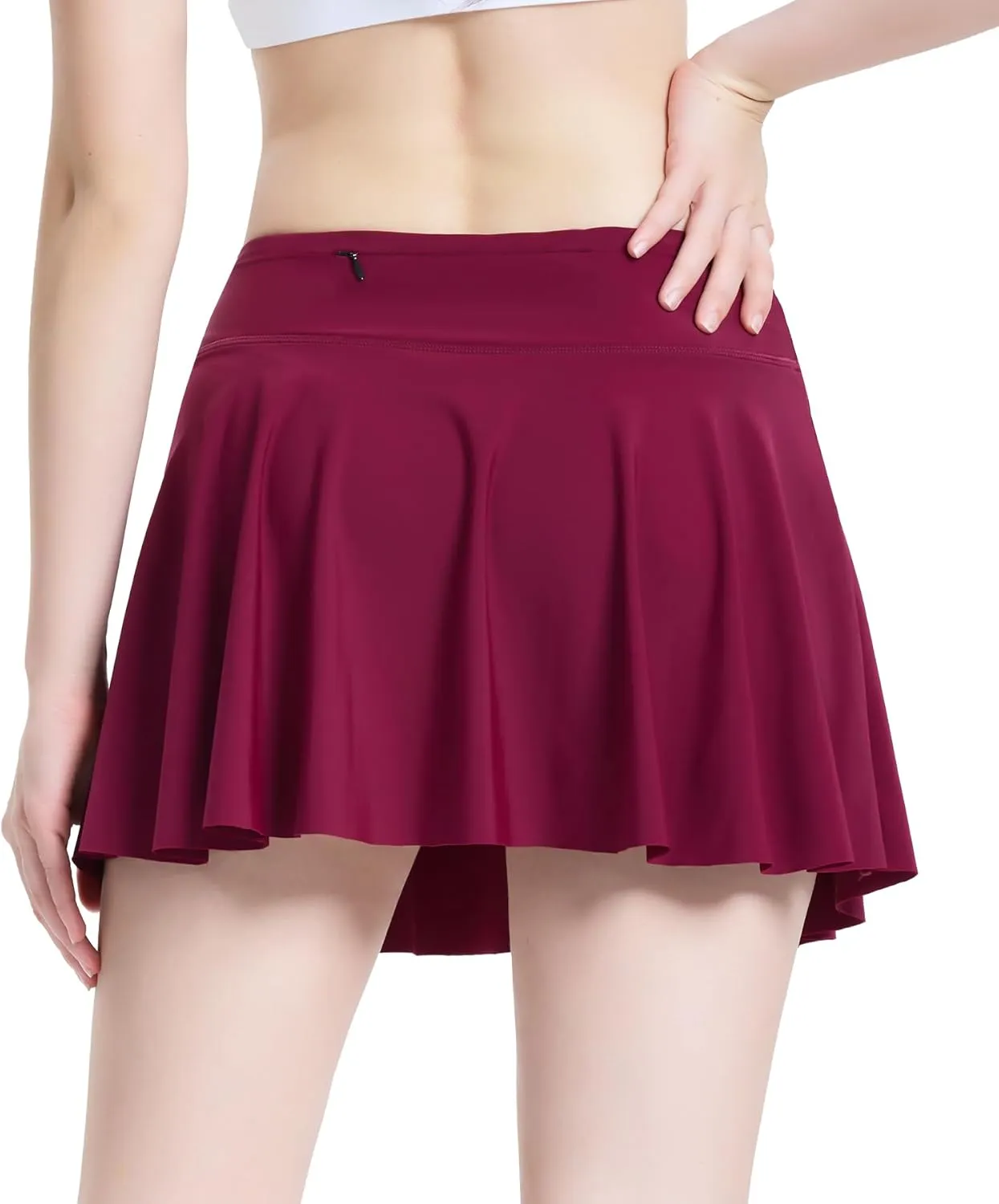 Period Swimwear Leakproof Swim Skirt Waterproof Menstrual Swimsuit with Pocket for Women Teens Girls