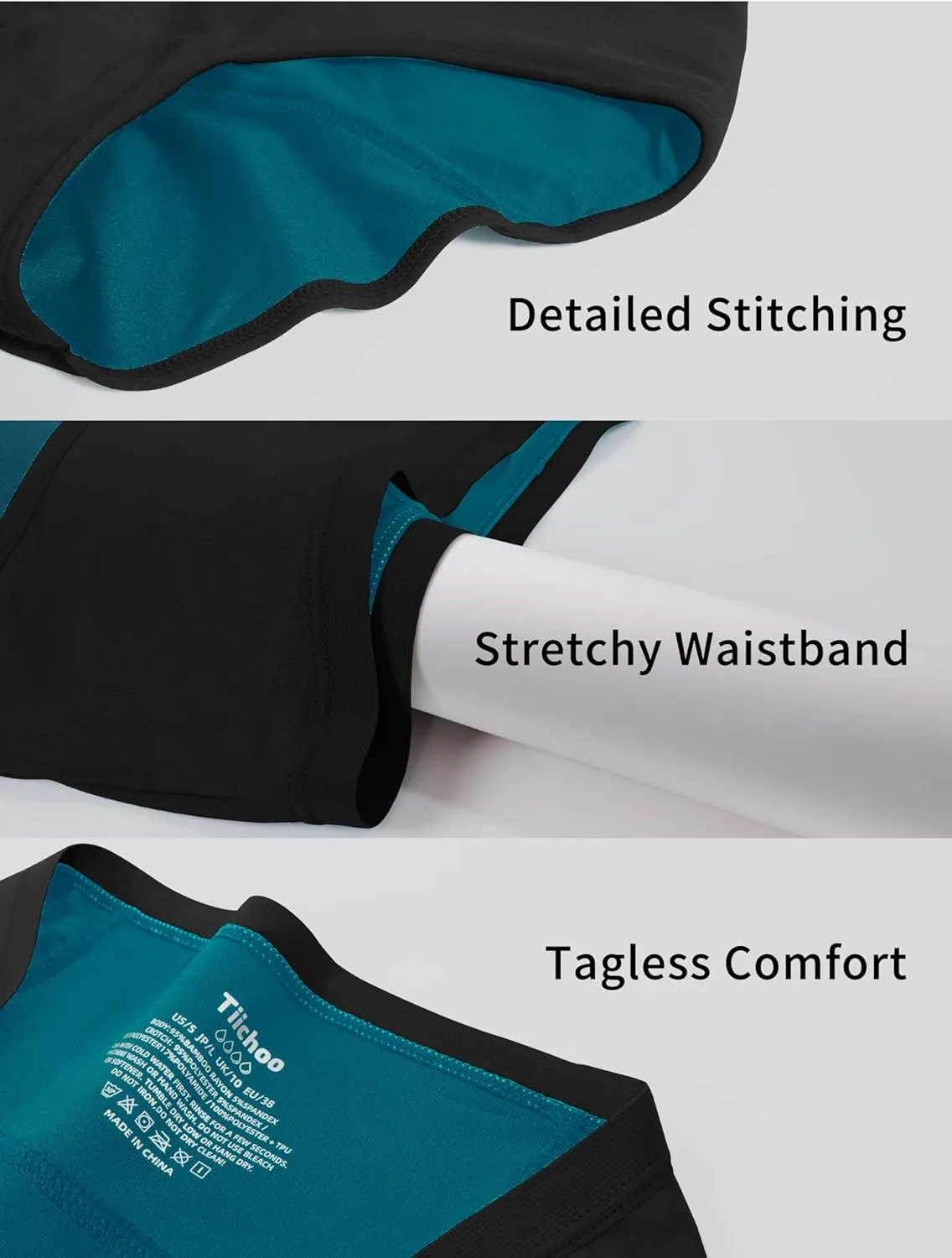 Period Underwear for Women Heavy Flow Soft Menstrual Panties Teens Ladies Leakproof Incontinence 5 Pack