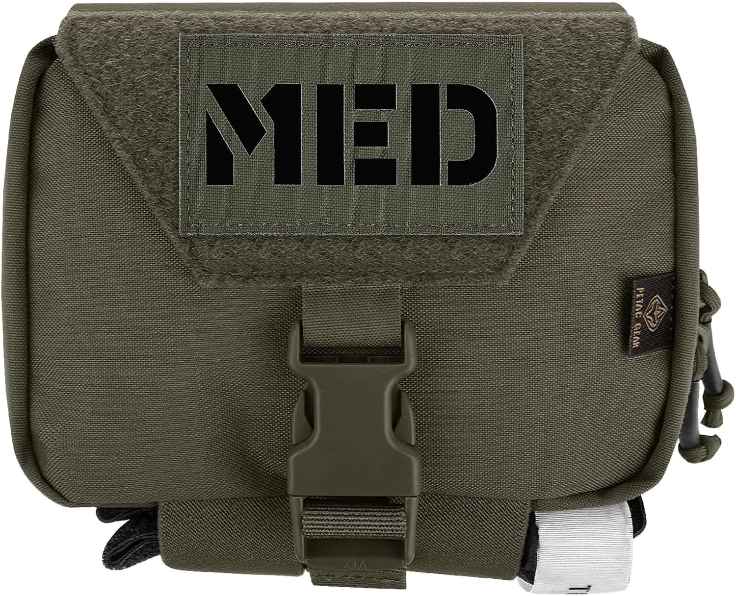 PETAC GEAR Tactical Rip Away Medical Pouch Tear Off First Aid IFAK Pouch Molle & Belt Horizontal Outdoor Emergency Survival Bag …