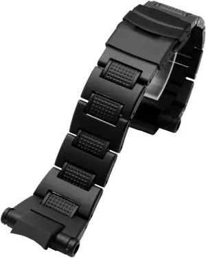Plastic Strap Compatible with GA-1000 1100 GW-4000 GW-A1100 A1000 Strap, Black Men's Sports Watch Bracelet(Black Buckle)