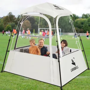 Pod All Weather Sports Tent, Outdoor Pop Up Bubble Clear 540° View Winter Tent for 1-2 Person, Instant Cold Weather Shelter with Rainfly for Soccer, Football, Softball & Other Sports Events